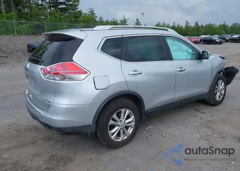 2016 Nissan Rogue Sv из США, поврежденный, VIN KNMAT2MV5GP667984